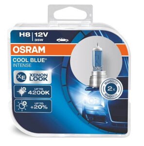 Автолампи Osram Cool Blue Intense H8 (комплект 2шт. 64212CBI-HCB) уцінка