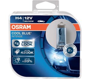 Автолампи Osram Cool Blue Intense H4 64193CBI (комплект 2шт.) 64193CBI-HCB