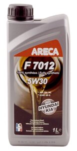 Моторное масло Areca F7012 Hyundai-Kia 1л 051573