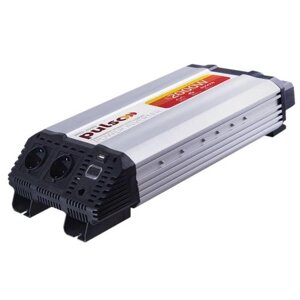 Преобраз. напруги PULSO/IMU-2020/12V-220V/2000W/USB-5VDC2.0A/мод. хвиля/клеми