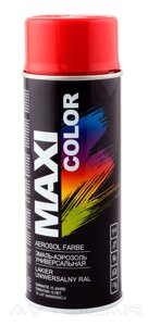 Акрилова фарба Maxi Color RAL3000 колір: вогненно-червоний 400 мл.