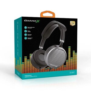 Навушники закриті із мікрофоном Grand-X EH-86G Grey
