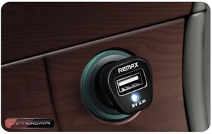 Автомобільний зарядний пристрій Remax RCC-101 для смартфонів і планшетів 1*USB 2.1 А