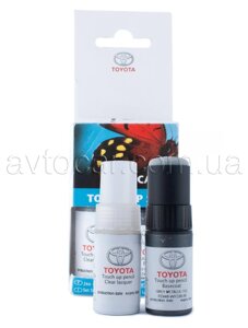 Краска TOYOTA 209 комплект краска с лаком 18мл PZ448W209009 (Black Metallic)