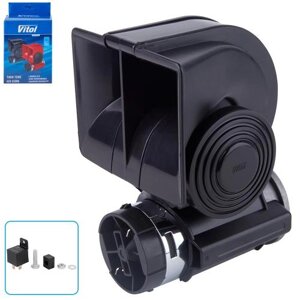 Сигнал пневматичний CA-1410/VITOL/12V/чорний