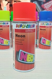 Краска флуоресцентная оранжевый аэрозольная Dupli Color Neon Effect (150мл) 626166