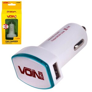 Автомобільний зарядний пристрій VOIN C-2026W 2USB (12/24V - 5V 2,4A)