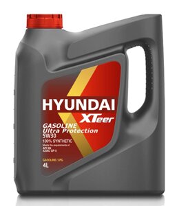 Моторна олива Hyundai XTeer Gasoline Ultra Protection 5W30 4 літри