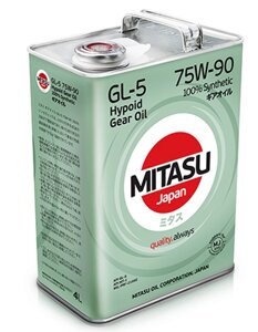 Масло Mitasu Gear Oil GL-5 75W-90