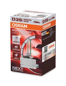 Ксеноновая лампа D3S Osram XENARC NIGHT BREAKER LASER 66340XNL