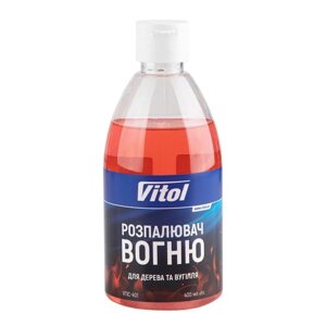 Розпалювання для дерева та вугілля VITOL 400 мл
