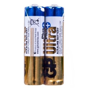 Батарейка GP ULTRA PLUS ALKALINE 1.5V 24AUP21-S2 лужна, LR03 пвх плівка 2шт в упаковці