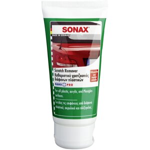 Поліроль для фар, акрилу, пластику 75 мл SONAX Scratch Remover NanoPro (305000)