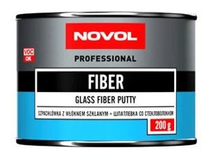 Шпатлівка Novol Fiber висока механічна міцність (200гр) 1220