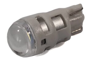 Світлодіодна лампа AllLight T10 1 діод 1W Osram rp W2,1x9,5d WHITE 12V прозора