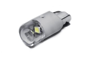 Світлодіодна лампа AllLight T10 1 діод 1W Philips rp W2,1x9,5d WHITE 12V прозора