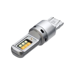 Світлодіодна лампа TBS T20 CREE-12SMD white+amber W21/5W W3x16d 12V