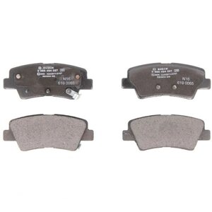 Гальмівні колодки Bosch дискові задні HYUNDAI/KIA Accent/i20/i30/i40/Ceed/Cerato/R 0986494557