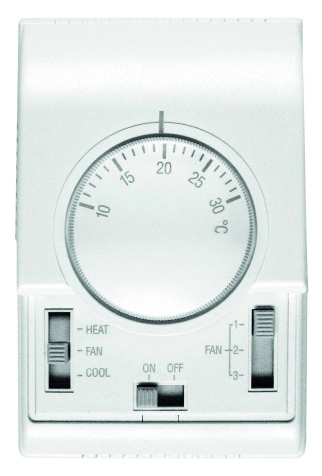 Термостат з Вбудованим триступеневий регулятор Швидкості Обертання Вентилятора - характеристики