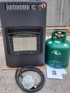 Газовий інфрачервоний обігрівач WK-GH022 + балон Rudyy 15л та редуктор