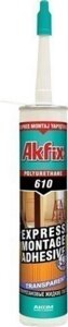 Клей рідкі цвяхи на поліуретановій основі Akfix 610 310 мл