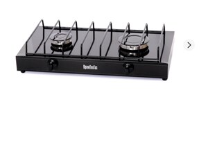 Плита газова кухонна ПромТехГаз чорна без кришки