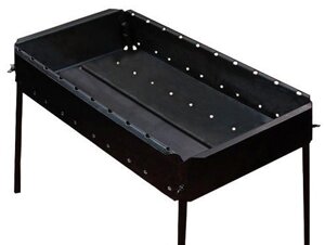 Мангал розбірний на барашках 10 шампурів