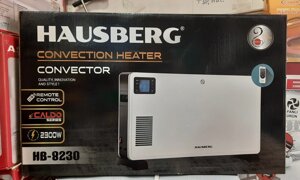 Конвектор із вентилятором HAUSBERG HB-8230 з пультом керування 2.3 кВт
