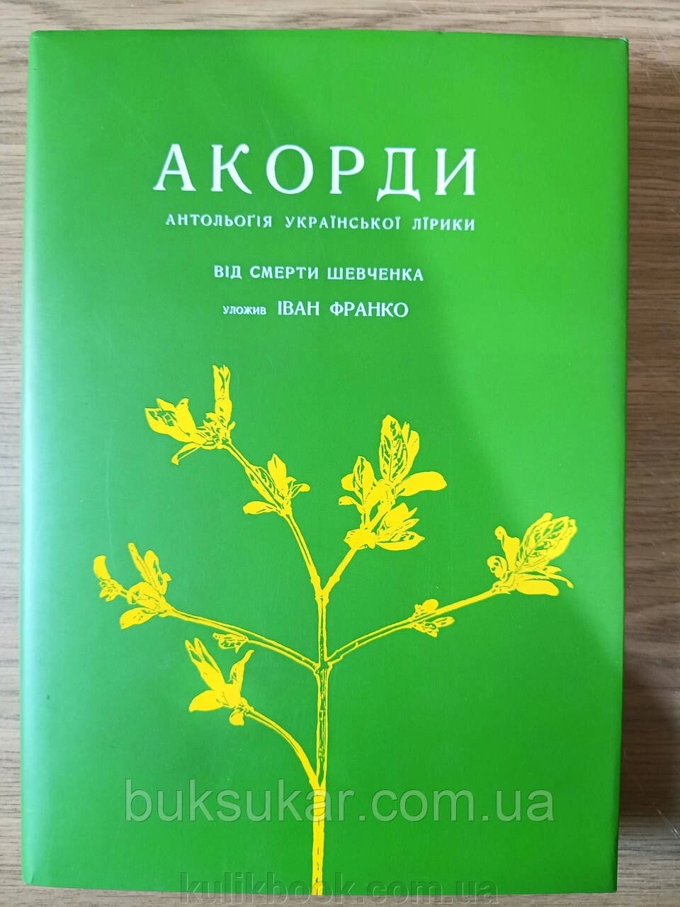 Книга Акорді. Антологія української лірики від смерти Шевченка від компанії Буксукар - фото 1