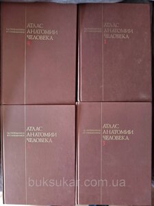 Атлас анатомії людини Синельников 4 томи