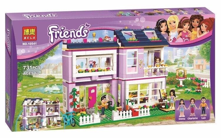 10541 Конструктор Bela Friends Будинок Емми, 731 дет. від компанії Кратус - фото 1