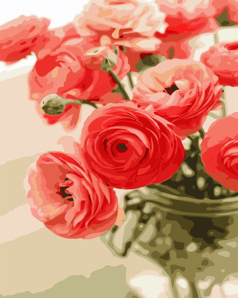 AS 0678 Квіти для коханої Картина за номерами на полотні Art Story 40х50см від компанії Кратус - фото 1