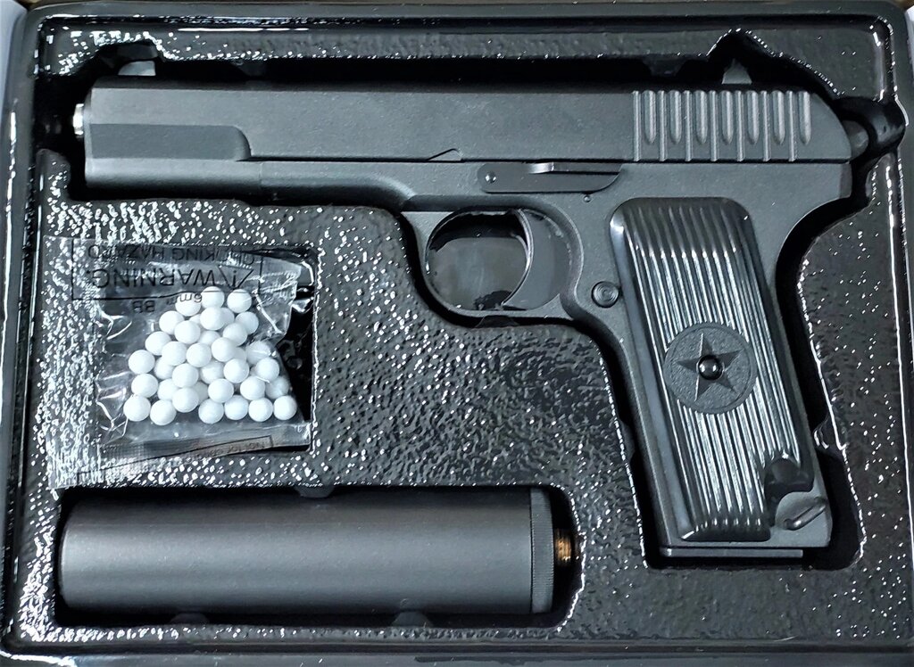 Дитяча іграшка пістолет металу G.33A від компанії Кратус - фото 1