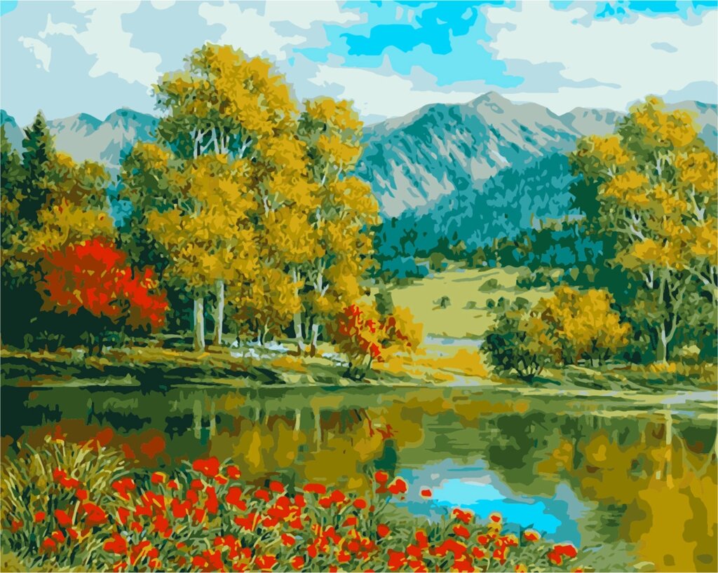 Картина за номерами Art Story Яскрава осінь 40x50 см у коробці (AS 0989) від компанії Кратус - фото 1