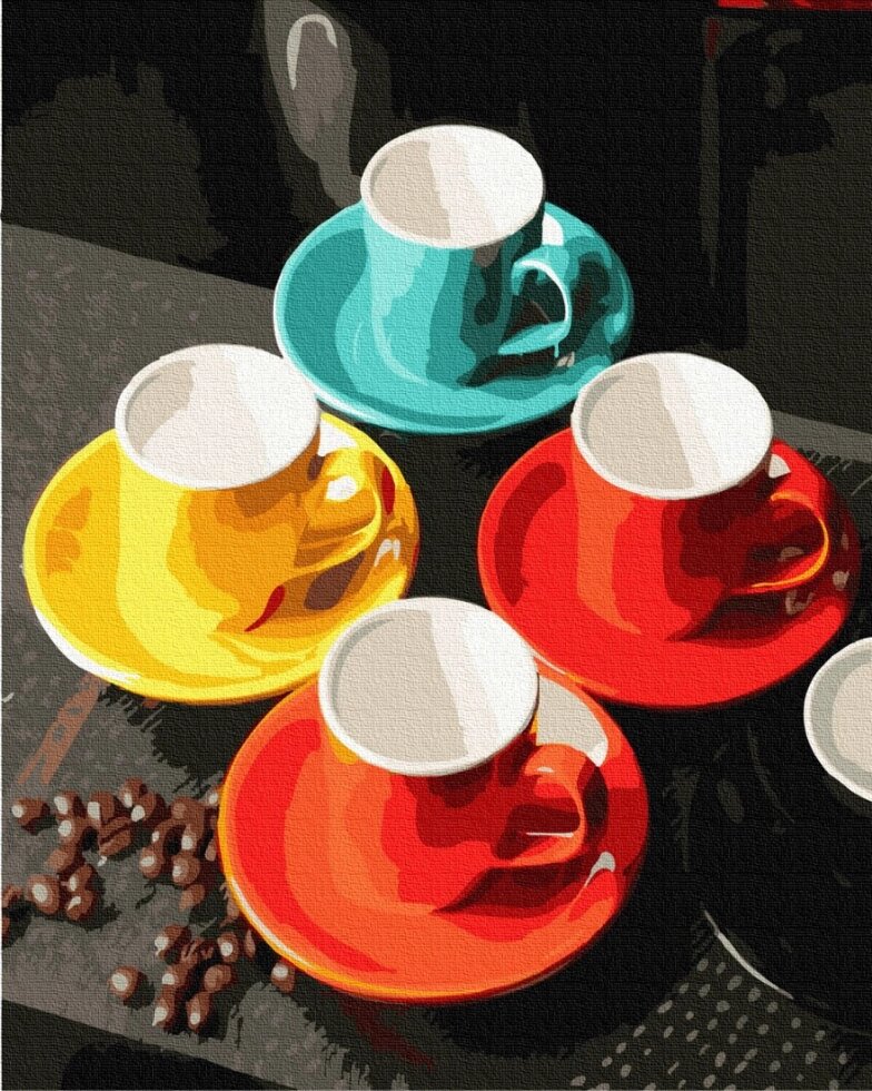 Картина за номерами без коробки Paintboy Дружнє чаювання 40х50 см (GX 37065) від компанії Кратус - фото 1