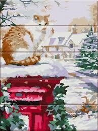 Картина за номерами на дереві ArtStStory Зима прийшла 30х40 см (ASW 091) від компанії Кратус - фото 1