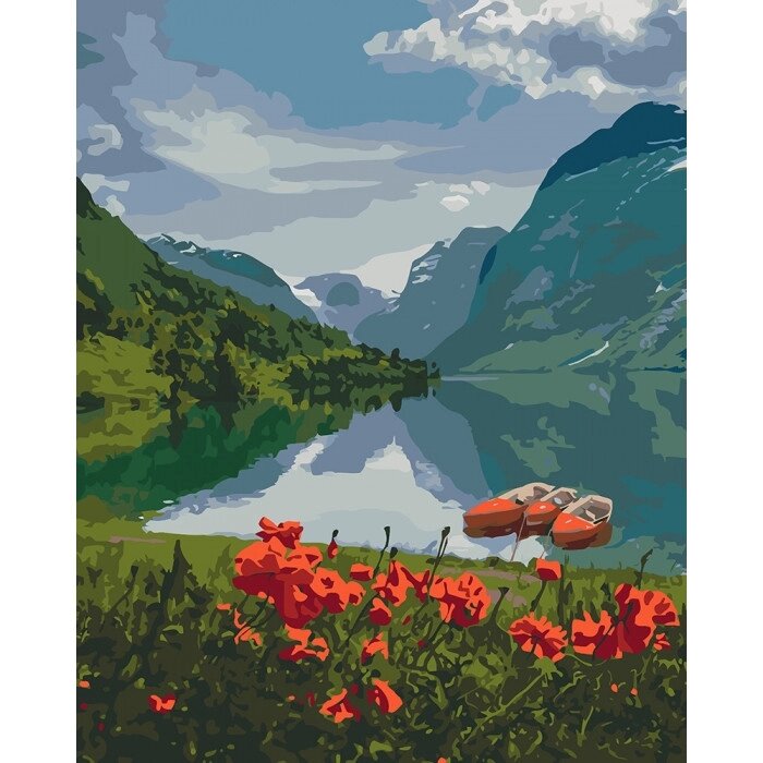 Картина за номерами в коробці Ідейка Краса Норвегії 40х50 см (KH 2256) від компанії Кратус - фото 1