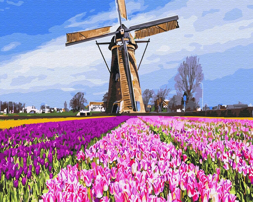 Картина за номерами в коробці Paintboy голландський млин 40х50 см (KGX 29433) від компанії Кратус - фото 1