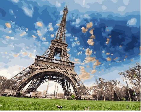 Картина за номерами в коробці Paintboy Небо Франції 40х50 см (KGX 29440) від компанії Кратус - фото 1