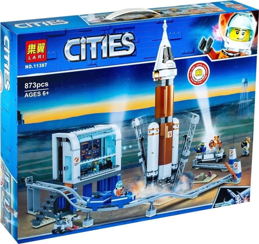 Конструктор Bela Сities Ракета для запуску в далекий космос, 873 дет. (11387) від компанії Кратус - фото 1