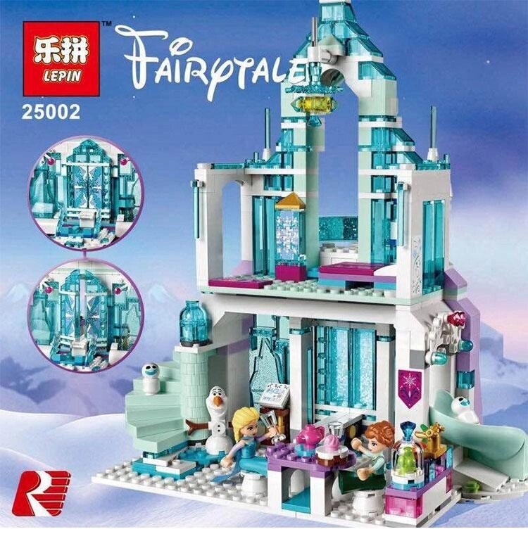 Конструктор LEPIN Disney Princess Чарівний Крижаний замок Ельзи 731 дет. (25002) від компанії Кратус - фото 1