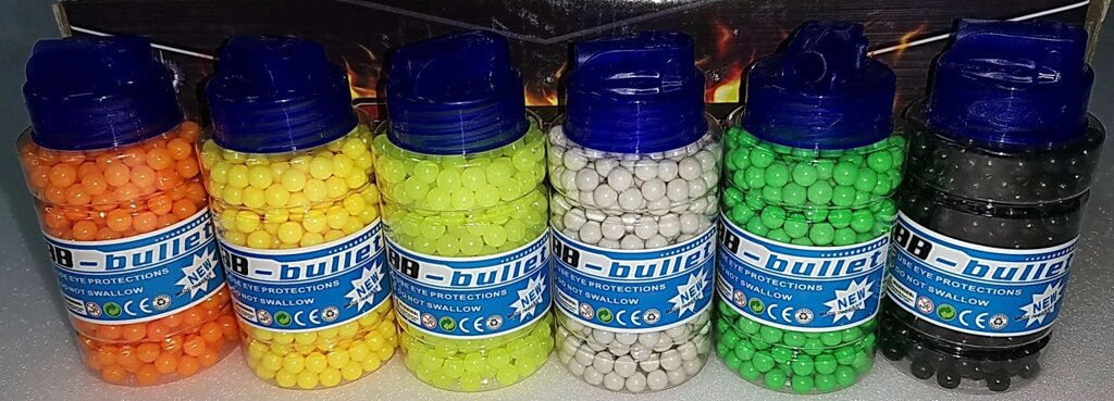 Кульки (шари) пластикові 550 шт.   6 мм від компанії Кратус - фото 1