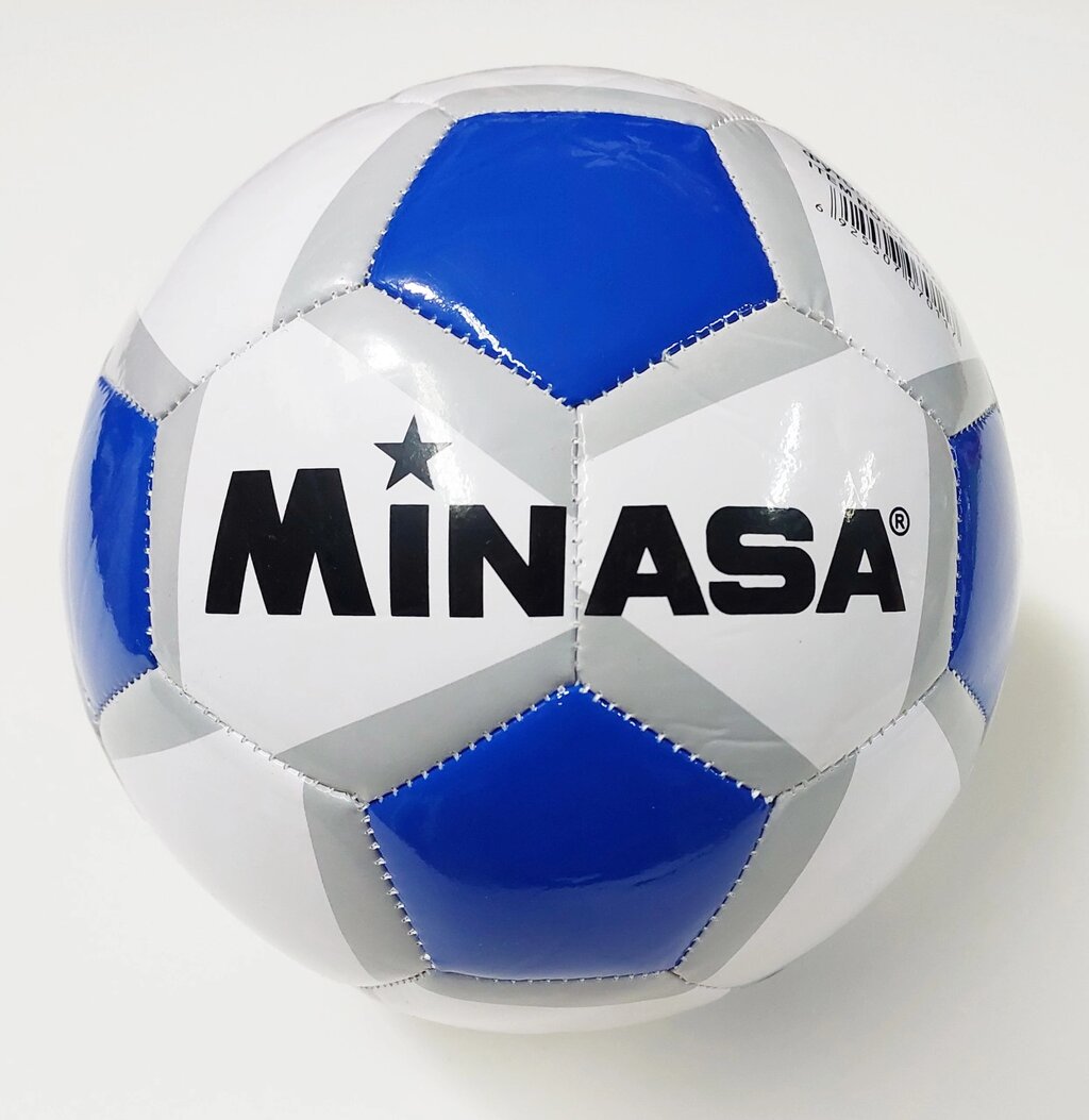М'яч футбольний CE-102533 (біло-синій) від компанії Кратус - фото 1