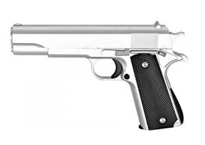 Cпринговий пістолет металевий сріблястий Galaxy G. 13S (кольт 1911)