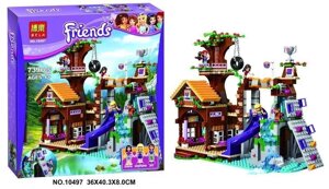 Конструктор блоковий Bela Friends Спортивний табір будинок на дереві 739 деталей (10497)