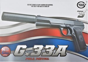 Дитяча іграшка пістолет металу G. 33A