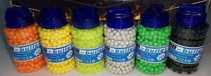 Кульки (кулі) пластикові різнокольорові 6х600шт. 6мм