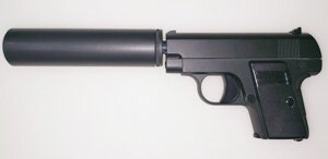 Пістолет Galaxy G9A (Browning mini) з глушником