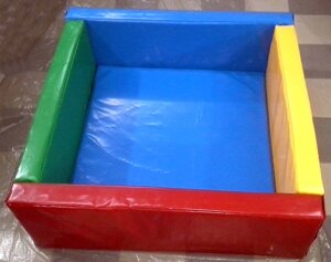 Сухий басейн - Манеж "Квадрат 1,5 м" м'яка підлога (ПВХ) (без кульок)