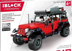 Конструктор Iblock МегаCar Ретро-автомобіль, 750 дітей. PL-921-308